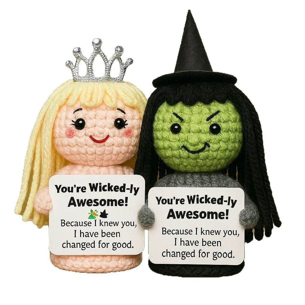 Emotional Support Crochet Fairy & Witch Toy Series