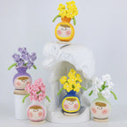 Cute Crochet Vase Shaped Flower Pot Series