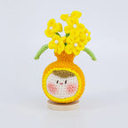 Cute Crochet Vase Shaped Flower Pot Series