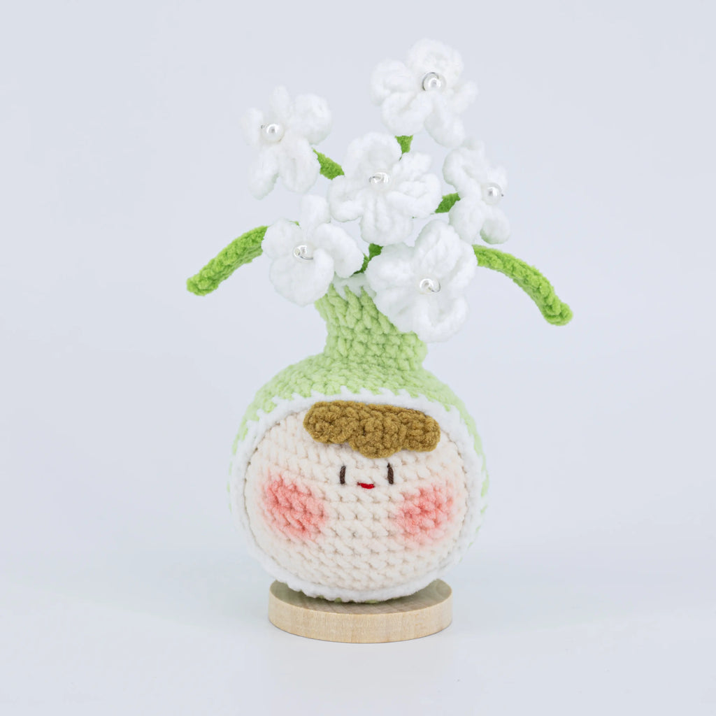 Cute Crochet Vase Shaped Flower Pot Series