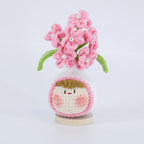 Cute Crochet Vase Shaped Flower Pot Series