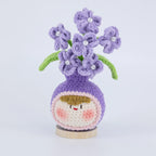 Cute Crochet Vase Shaped Flower Pot Series