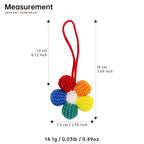 Crochet Rainbow Flower Hanging
