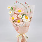 Crochet Peony Galsang Flower Bouquet