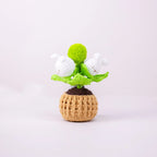 Crochet Flower Pot Series with Light