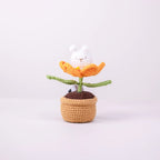 Crochet Flower Pot Series with Light