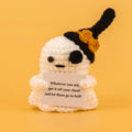 Emotional Support Crochet Ghost Potato Pickle Set