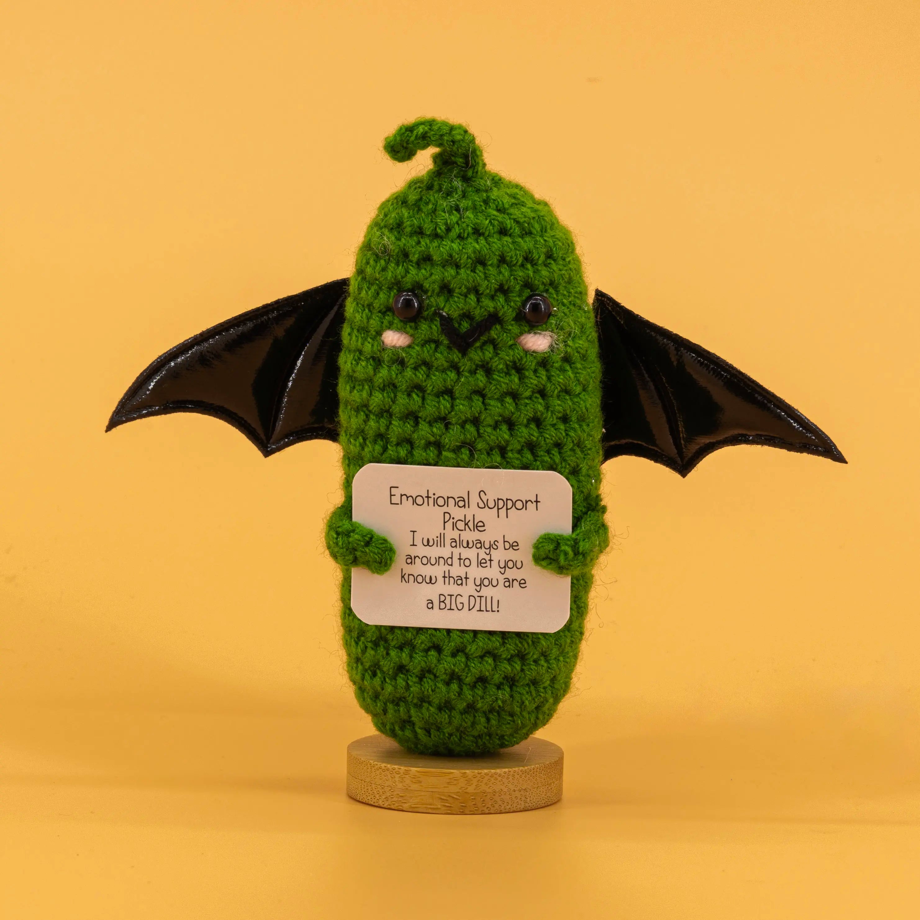 Emotional Support Crochet Ghost Potato Pickle Set