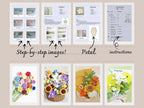 800 Flower Crochet Pattern Bundle – Roses, Tulips, Daisies, Sunflowers, Digital Patterns for Weddings, Mother’s Day, Home Décor,Graduation
