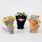 Crochet Cute Cat & Fish Doll Series