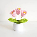 Crochet Lily of the Valley Pot Series