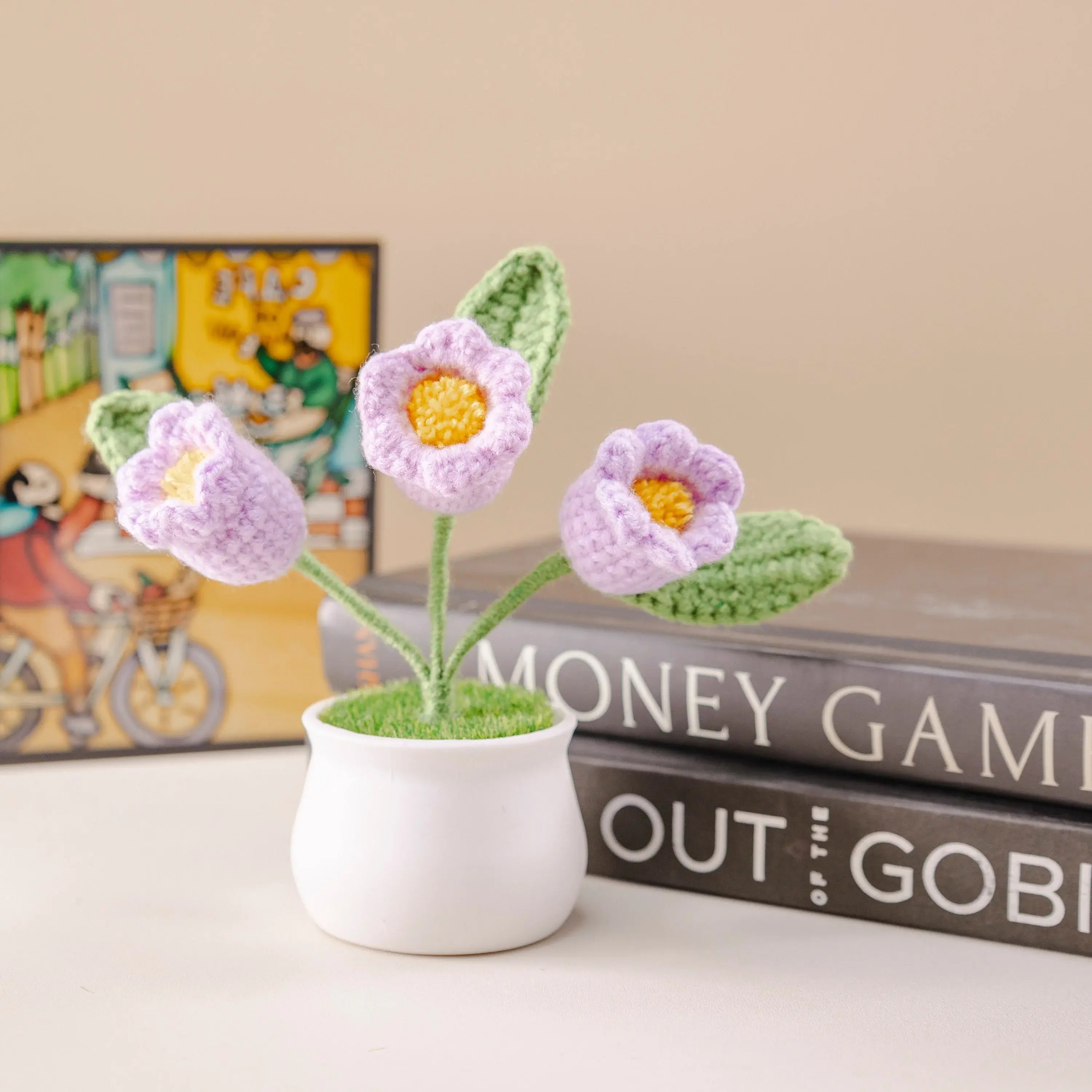 Crochet Lily of the Valley Pot Series