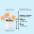 Crochet Lily of the Valley Pot Series