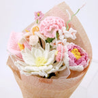 Crochet Night of the Queen Peony Tulip Bouquet