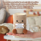 Crochet Emotional Support Potato Pen Holder