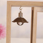 Custom Wooden Photo Frame with Lamp Bulb