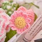 Crochet Peony Rose Tulip Carnation Bouquet