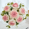 Round Crochet Thai Rose Bouquet