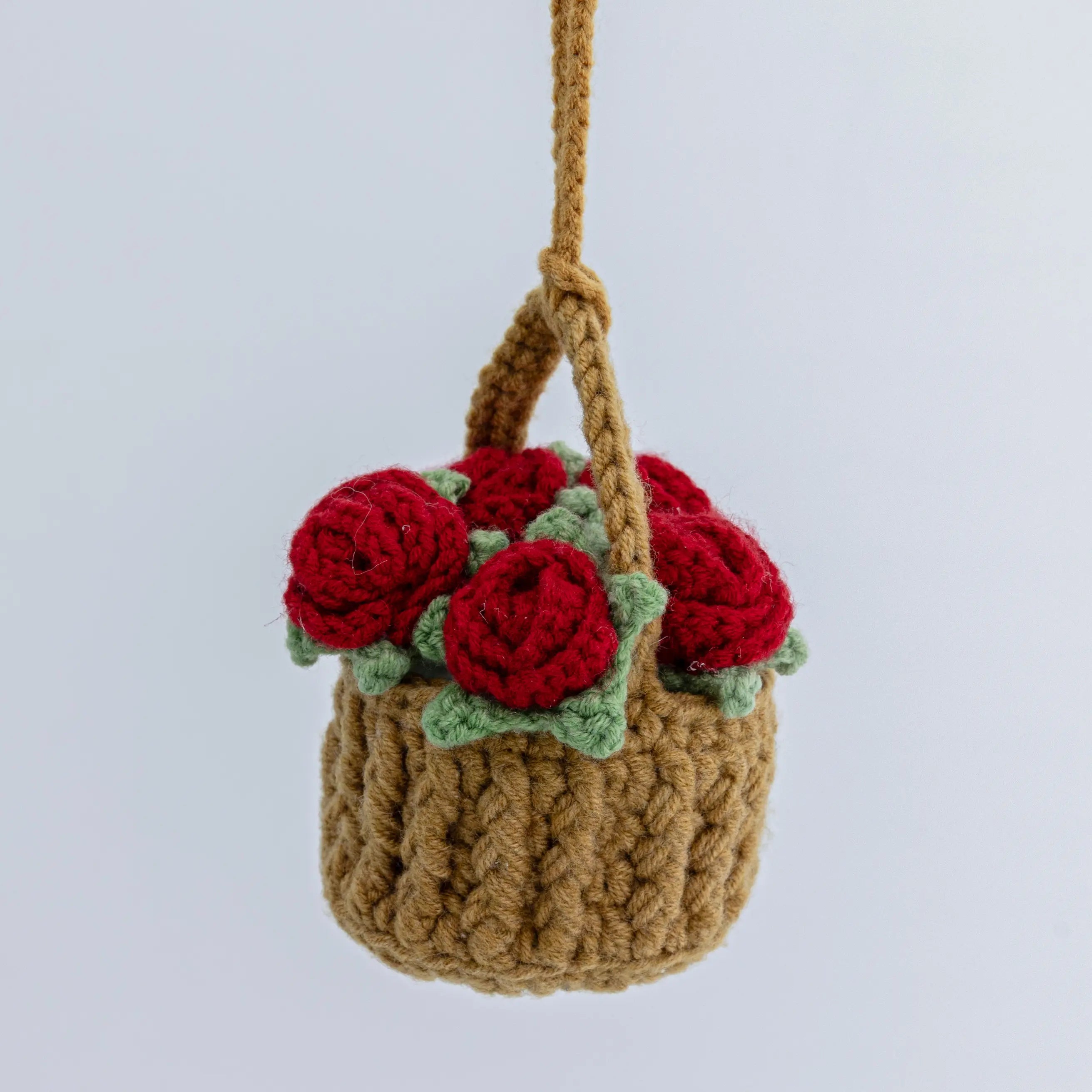 Rose Flower Basket Hanging
