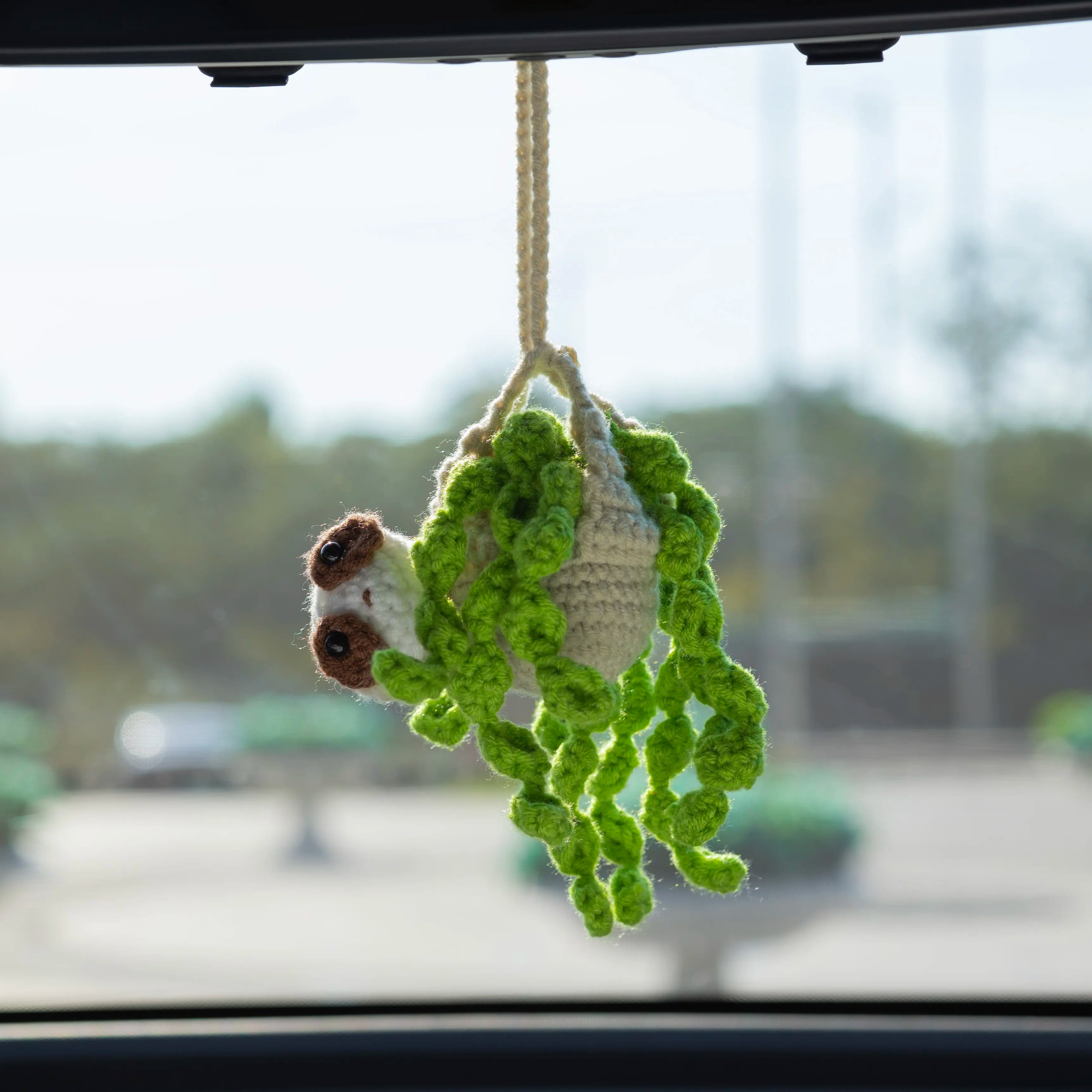 Crochet Cute Bee & Flower Hanging