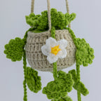 Crochet Hanging with Strawberry