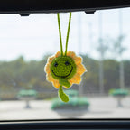 Crochet Double-Faced Sunflower Hanging