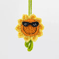 Crochet Double-Faced Sunflower Hanging