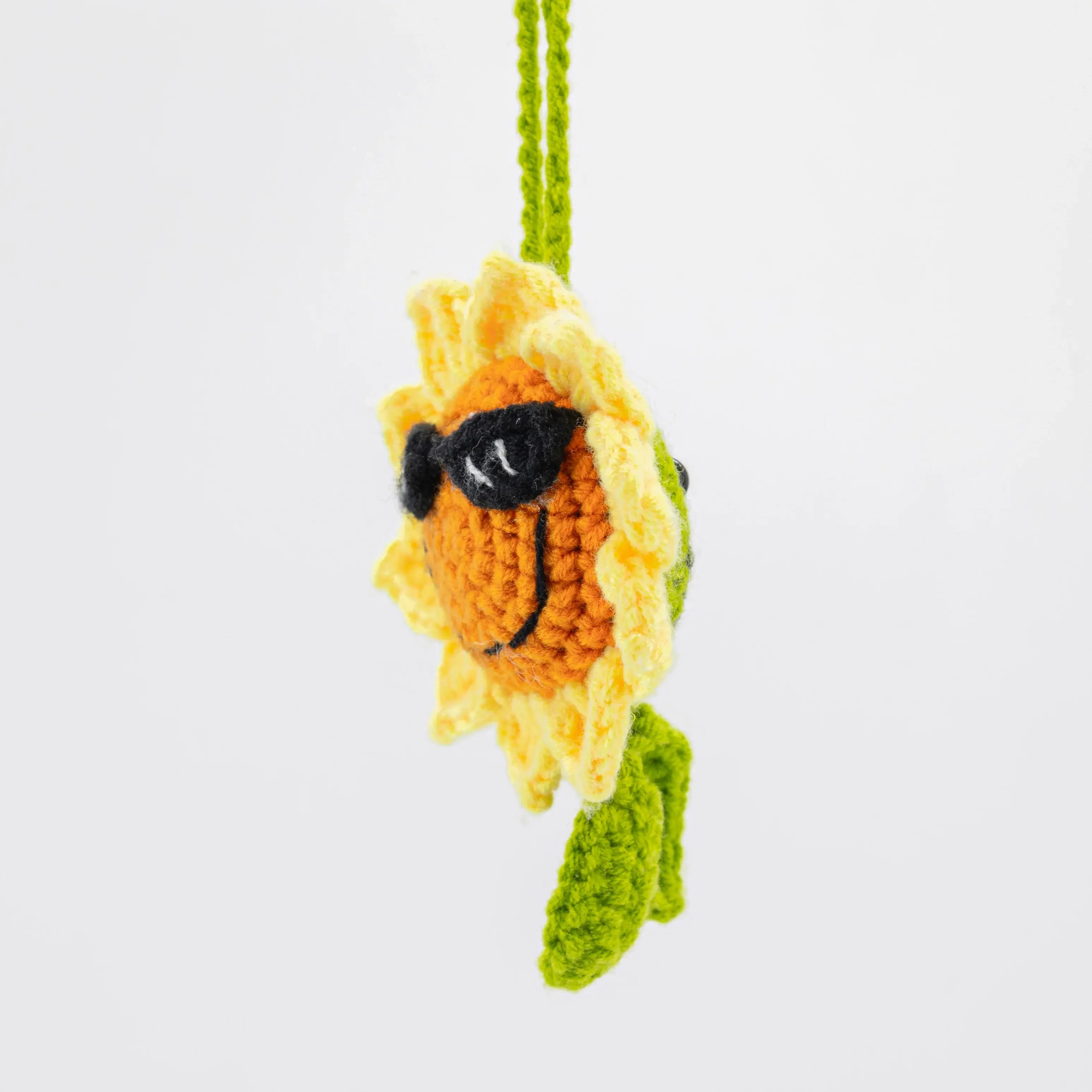 Crochet Double-Faced Sunflower Hanging