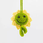Crochet Double-Faced Sunflower Hanging