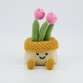 Crochet Tulip Flower Storage Box