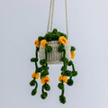 Crochet Hanging with Yellow Flowers